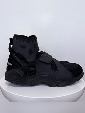 Nike x Comme des Garçons Homme Plus Air Carnivore Triple Black SZ 12 DH0199-001
